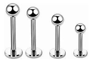 Labret Aço Cirúrgico - 12 Und
