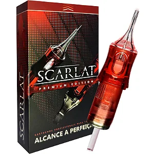 Cartucho Scarlat Premium RL Traço Round Liner - Caixa com 20 Unidades