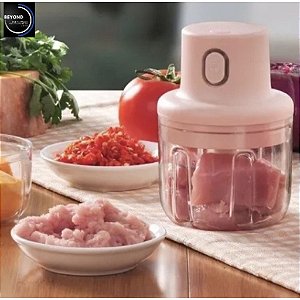 Mini processador de alimentos 250ml móvel elétrico sem fio elétrico usb