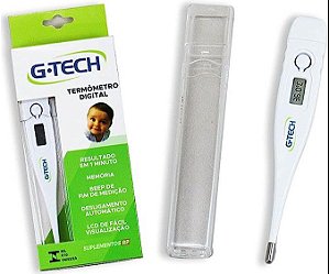 Termometro Clinico Digital Branco G-Tech Modelo TH1027