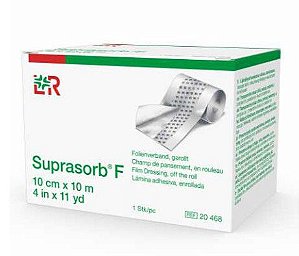 Curativo de Filme Transparente em Rolo Suprasorb F - 10cm x 10m