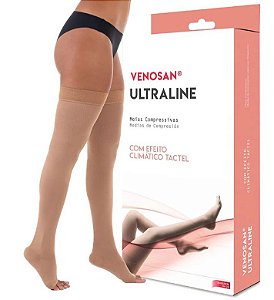 Meia Venosan Ultraline 4000 COMP. 20-30 AGH G Pé Aberto