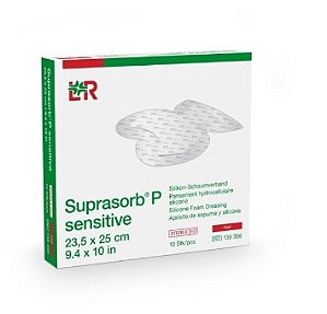 SUPRASORB P HEEL - ESPUMA DE SILICONE 23.5x25 CM - 01 UNIDADE