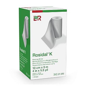Rosidal K-Bandagem de Curto Estiramento e Alta Compressão 8CM X5CM