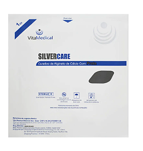 Curativo Silvercare Alginato de Calcio com Prata -10x10 - 01 unidade