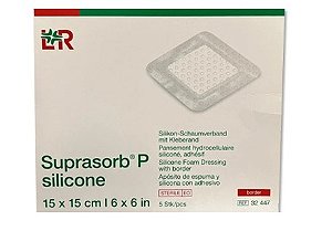 SUPRASORB P - ESPUMA DE SILICONE 15x15 - 01 UNIDADE