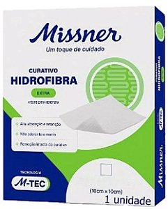 CURATIVO HIDROFIBRA EXTRA 10cm X 10cm  MTEC