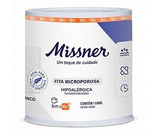 Fita Micropore Branco 5 x 10 MISSNER
