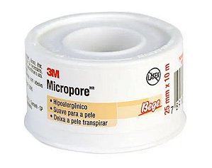 FITA MICROPORE HIP. BEGE 2,5X10  3M
