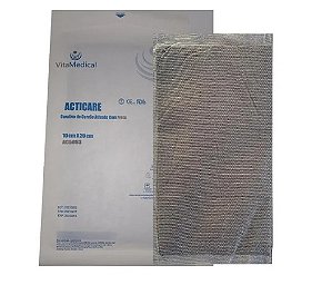 Curativo de Carvão Ativado com Prata Acticare Ag - 10x20cm