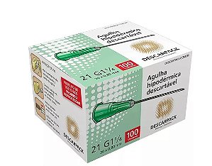 AGULHA DESCARTAVEL 30 X 08 CX C/100 DESCARPACK