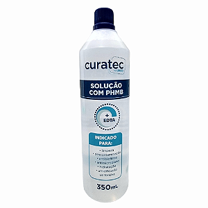 Solução de Limpeza de Feridas Curatec com PHMB e EDTA - 350ml