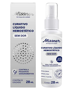 Curativo Líquido Hemostático Missner - 28ml