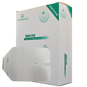 KANGLI FILM IV -FILME TRANSP. ESTERIL C/TNT E FIXADOR DE CATETER-7CM X 8,5CM