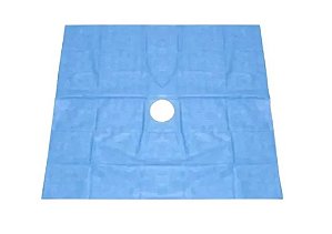 Campo Operatório 0,50m x 0,50m  TNT C/Fenestra Polar Fix