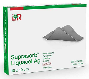 SUPRASORB LIQUACEL AG ESTERIL 10X10CM - 01 unidade