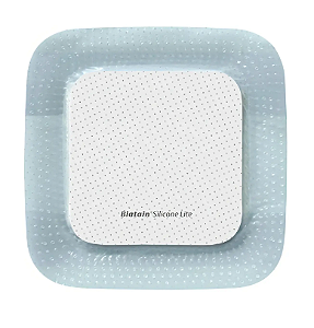 Curativo Biatain Espuma Silicone Lite 12,5x12,5cm Adesivo