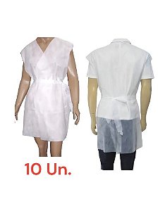 AVENTAL S/M 20G C/10 1,10M BCO ANADONA