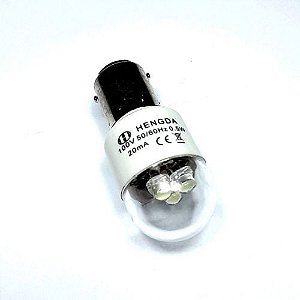 Lâmpada Luz Led Branca De Encaixe Ba15d 110v Singer
