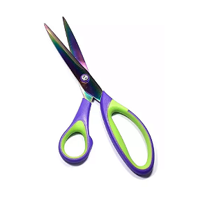 Tesoura Titânio 8.5 Cabo Plástico Para Costura Patchwork