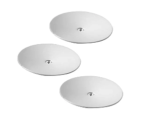 3 Pratos Porta Cone Linha Para Máquina Overlock Industrial