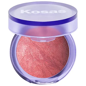 Kosas - Blush is Life Baked Talc-Free Dimensional - Thrill - vibrant blood orange