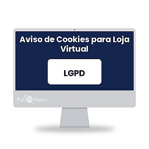 Aviso de Cookies (LGPD) para Loja Virtual