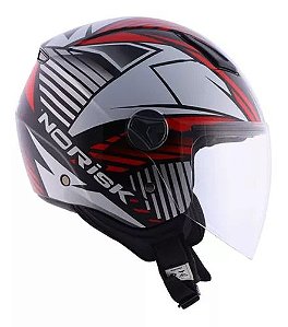 Capacete Moto Norisk Razor Preto Brilho Masculino Feminino Tamanho, desenho  moto 