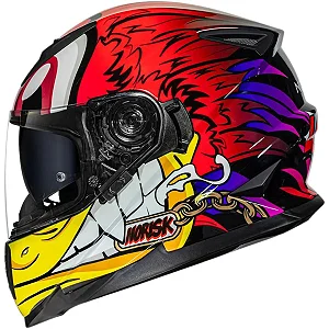Capacete Norisk FF302 Loko Vermelho