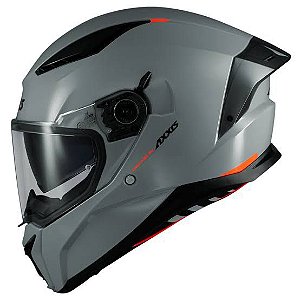 Capacete Axxis Panther Solid Cinza A12 Gloss