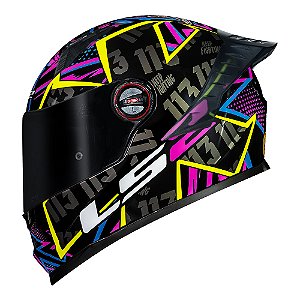 Capacete LS2 FF358 Pro Rafael Paschoalin Réplica