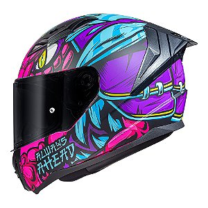 Capacete LS2 FF810 Vigo Drillox Matte Purple/Fuchsia