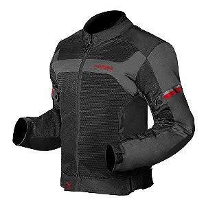 Jaqueta Norisk Trip Air Preto/Vermelho
