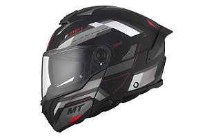 Capacete MT Atom 2 SV Bast Capacete MT Atom 2 Bast D5 Cinza