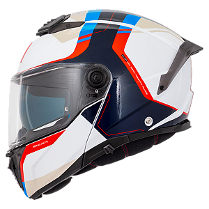 Capacete Articulado Mt Atom 2 Robocop Escamoteavel Emalla C7