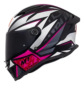 Capacete MT Helmets Stinger 2 Rush B18 Fosco