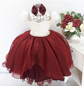 Vestido Marsala /Off