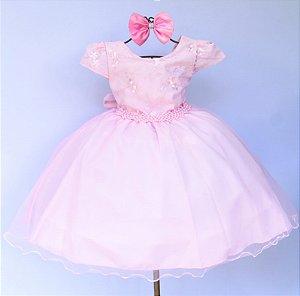 Vestido Princesa Sofia Pimenta Rosa - Pingo de Gente Baby Kids