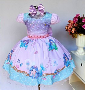 Vestido Sereia Luxo / Temático