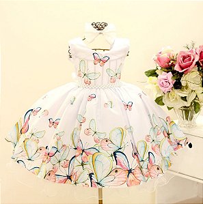 Vestido Borboleta Regata