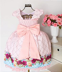 Vestido Floral Pink