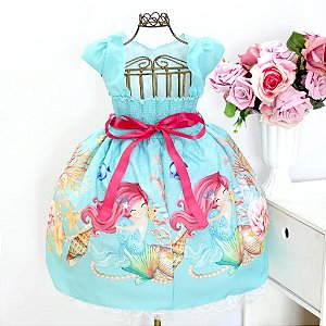 Vestido Tiffany Pequena Sereia