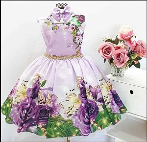 Vestido Floral Roxo