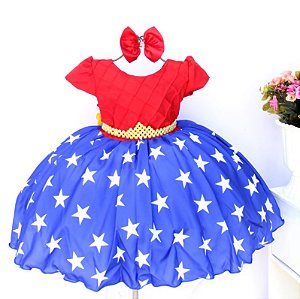 Vestido Mulher Maravilha