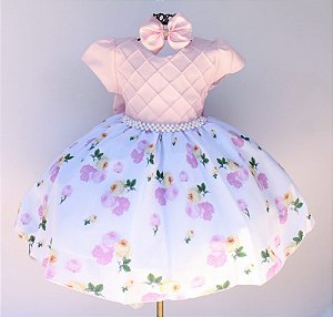 Vestido Rosa Floral