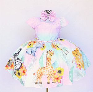 Vestido Safari Color