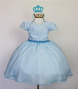 Vestido Azul Cinderela