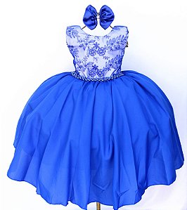 Vestido Azul Royal