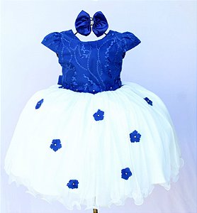 Vestido Floral Azul