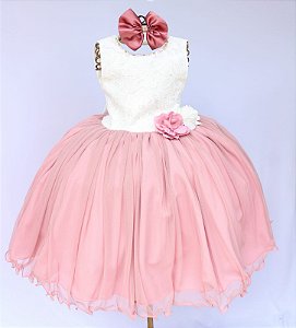 Vestido Floral Rose / Off